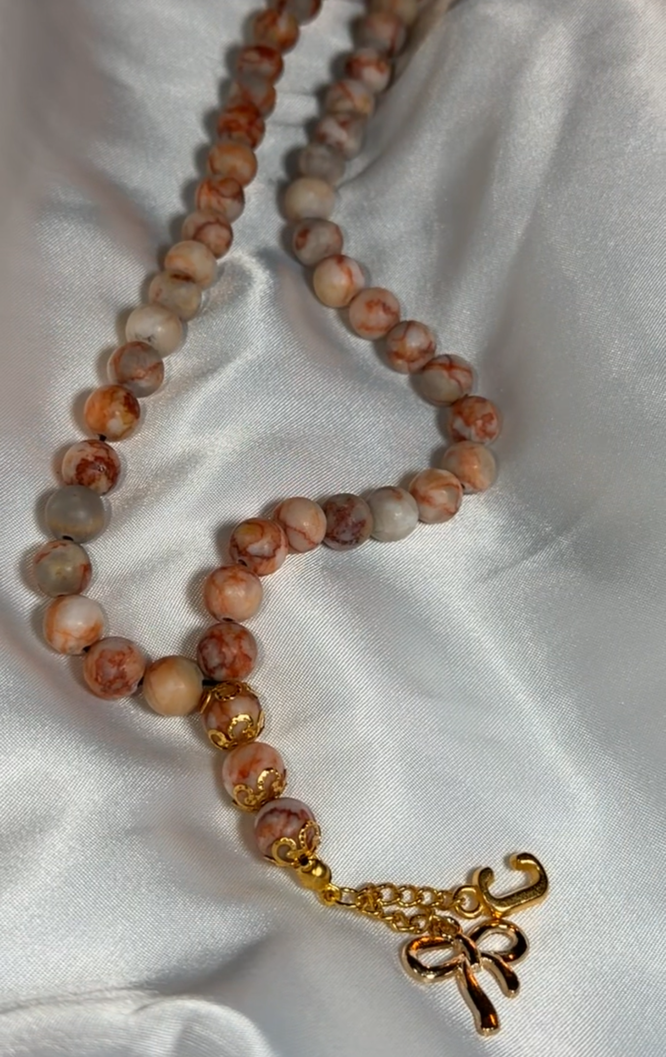 Beige Orange Nature Tasbih