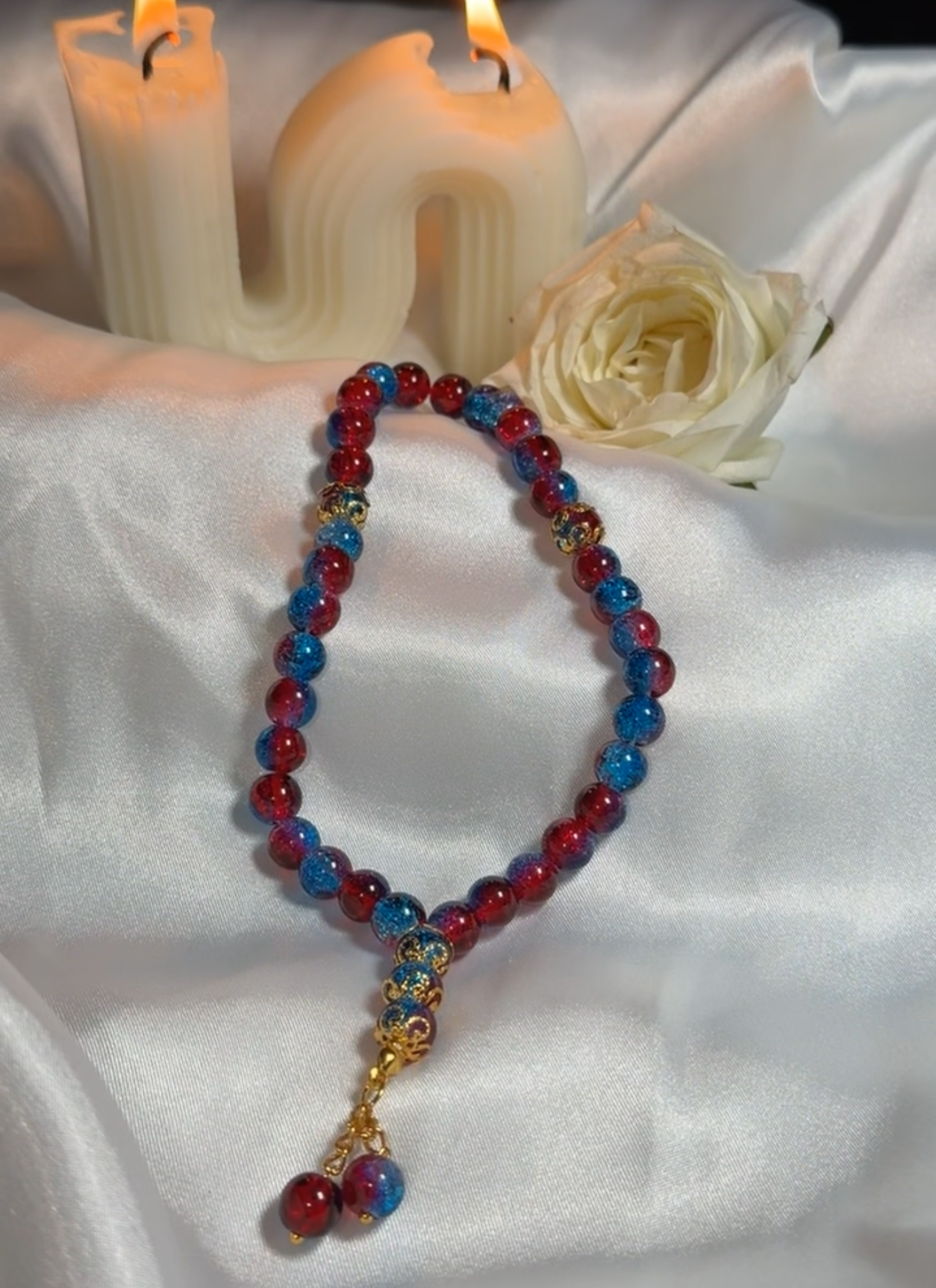 Red Blue Mini Tasbih