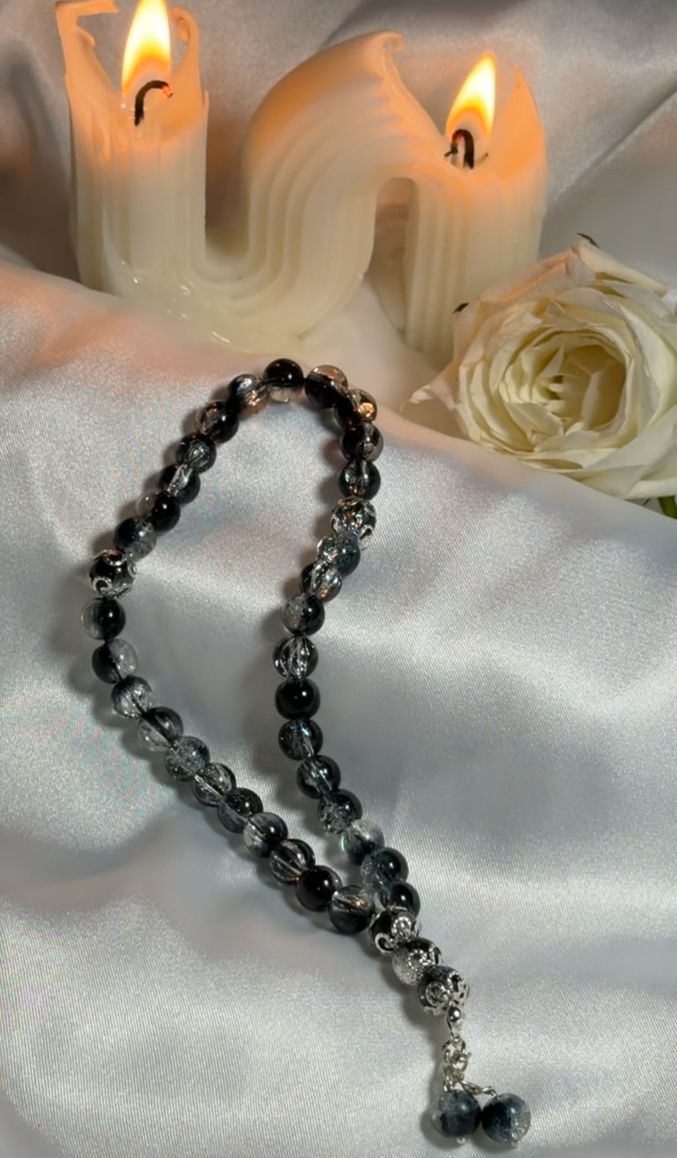 Black Grey Mini Tasbih