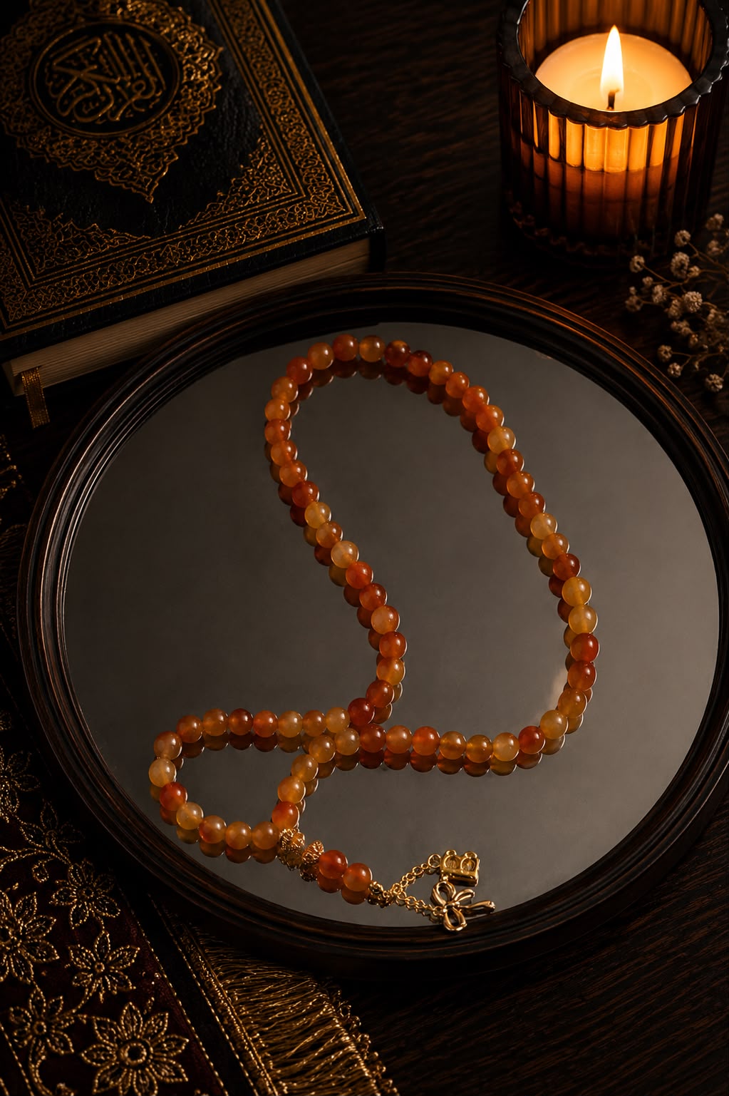 Orange Nature Tasbih