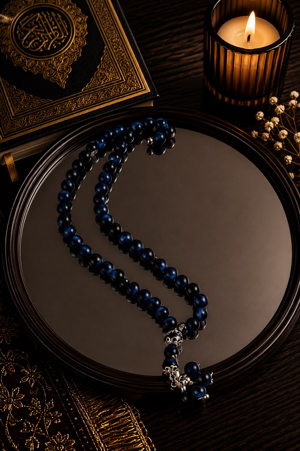 Dark Blue Nature Tasbih