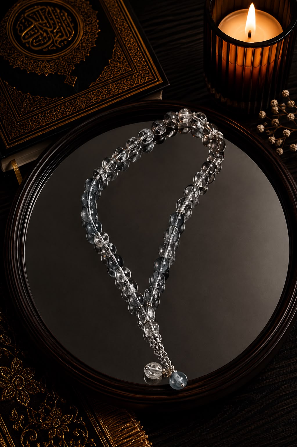 Light Grey Mini Tasbih