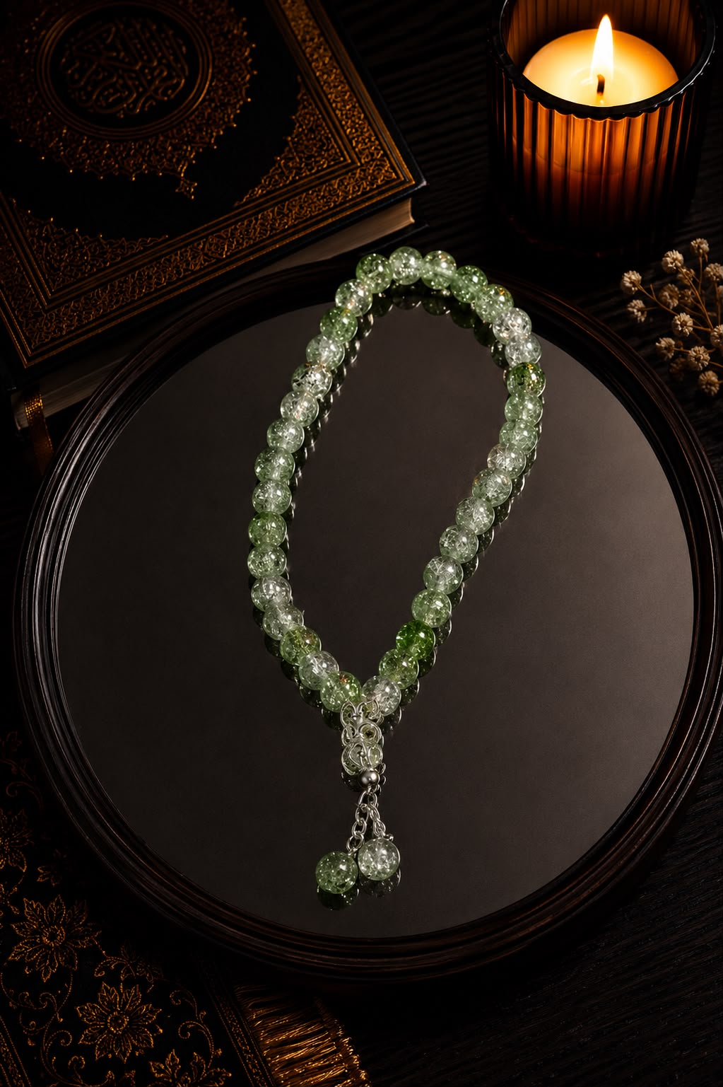 Light Green Mini Tasbih