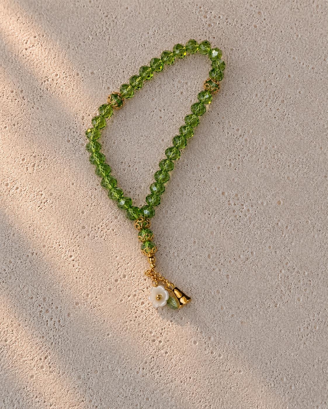 Green Shiny Mini Tasbih