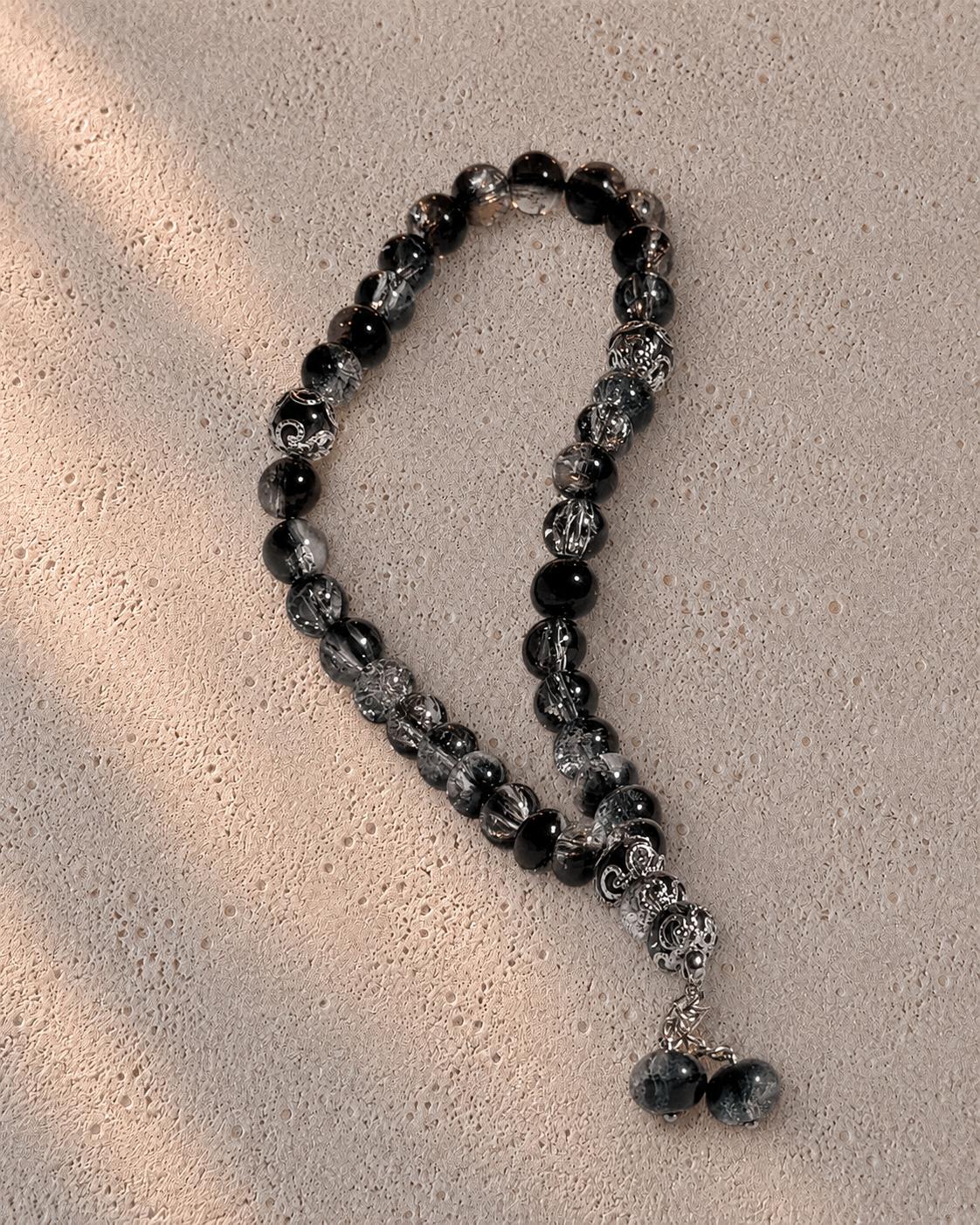 Black Grey Mini Tasbih