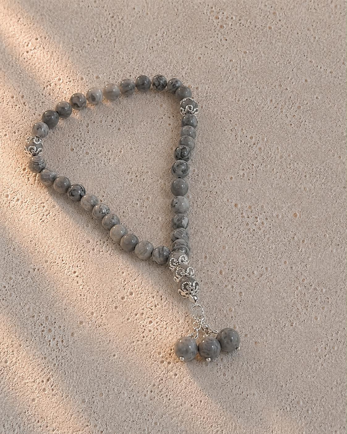 Grey Nature Tasbih