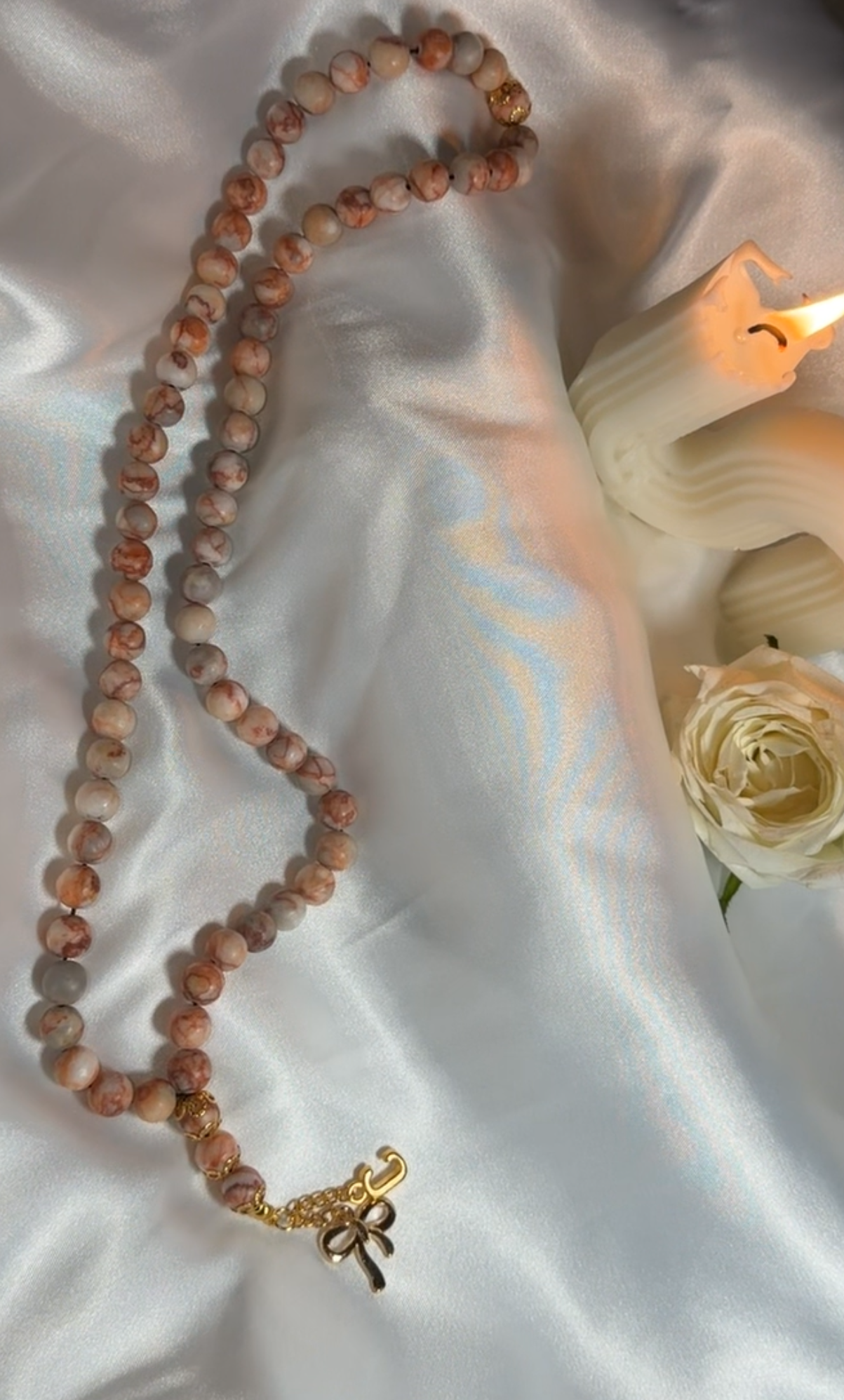 Beige Orange Nature Tasbih