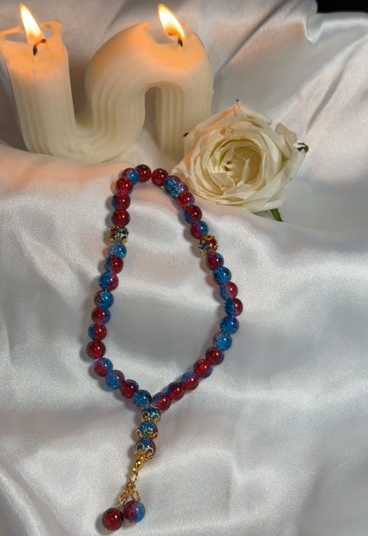 Red Blue Mini Tasbih