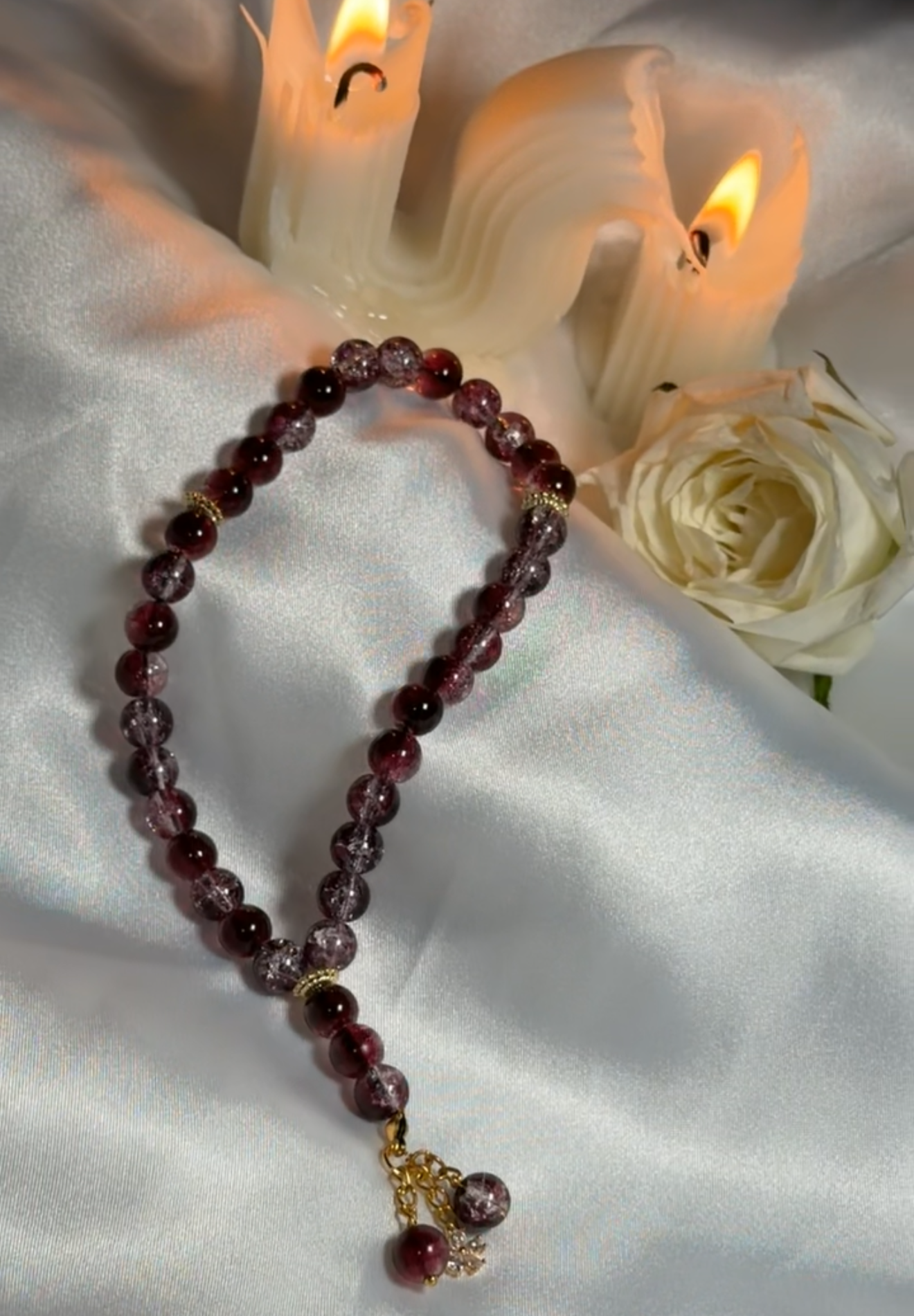 Dark Red Mini Tasbih