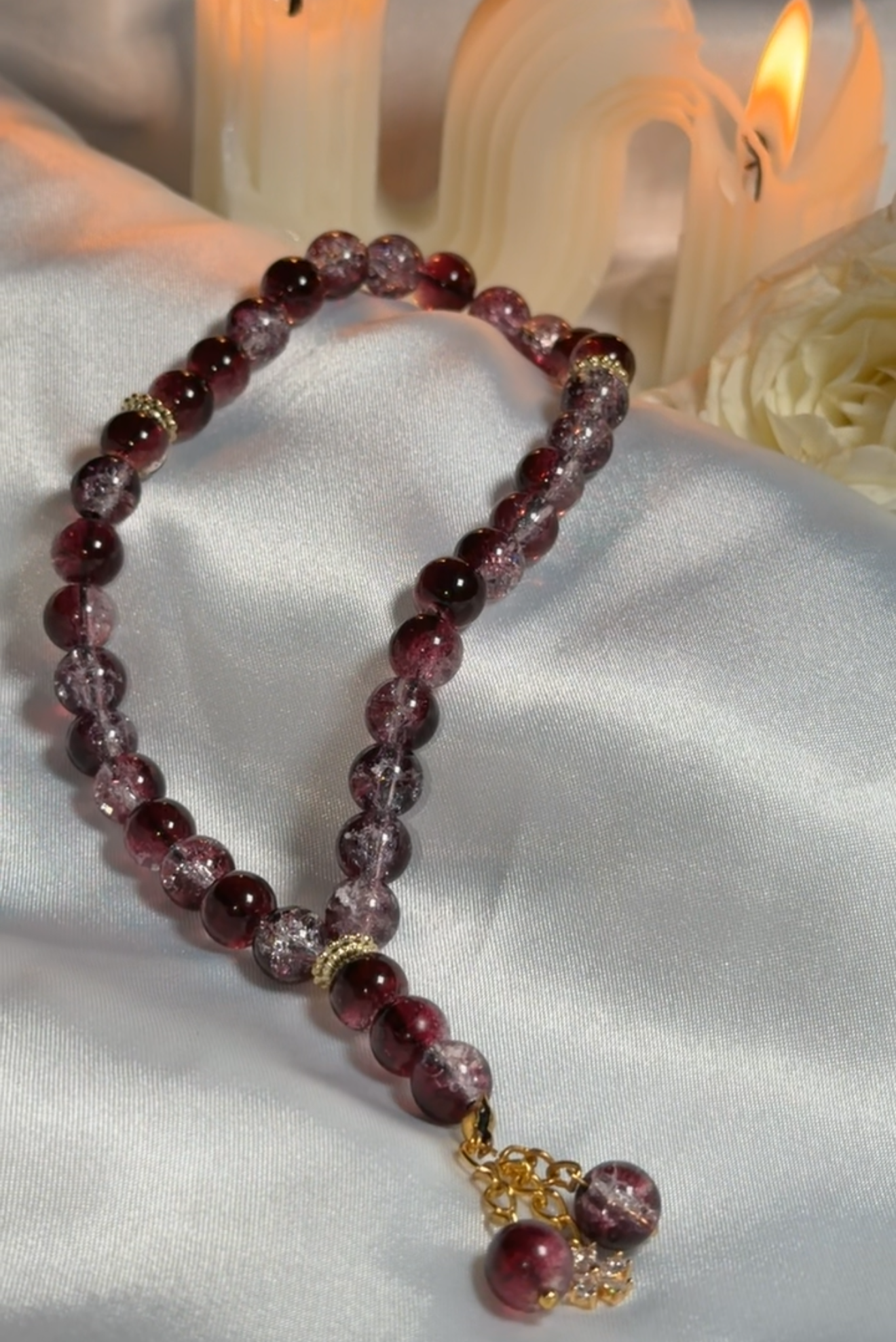 Dark Red Mini Tasbih