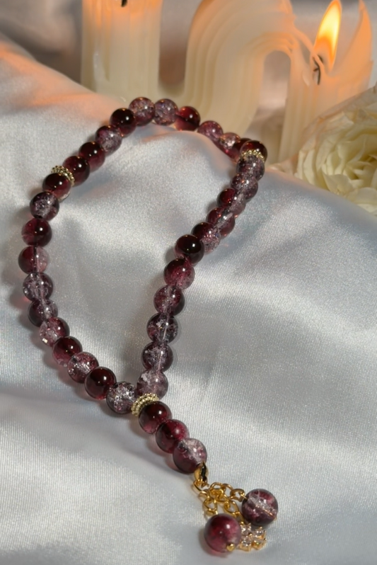 Dark Red Mini Tasbih