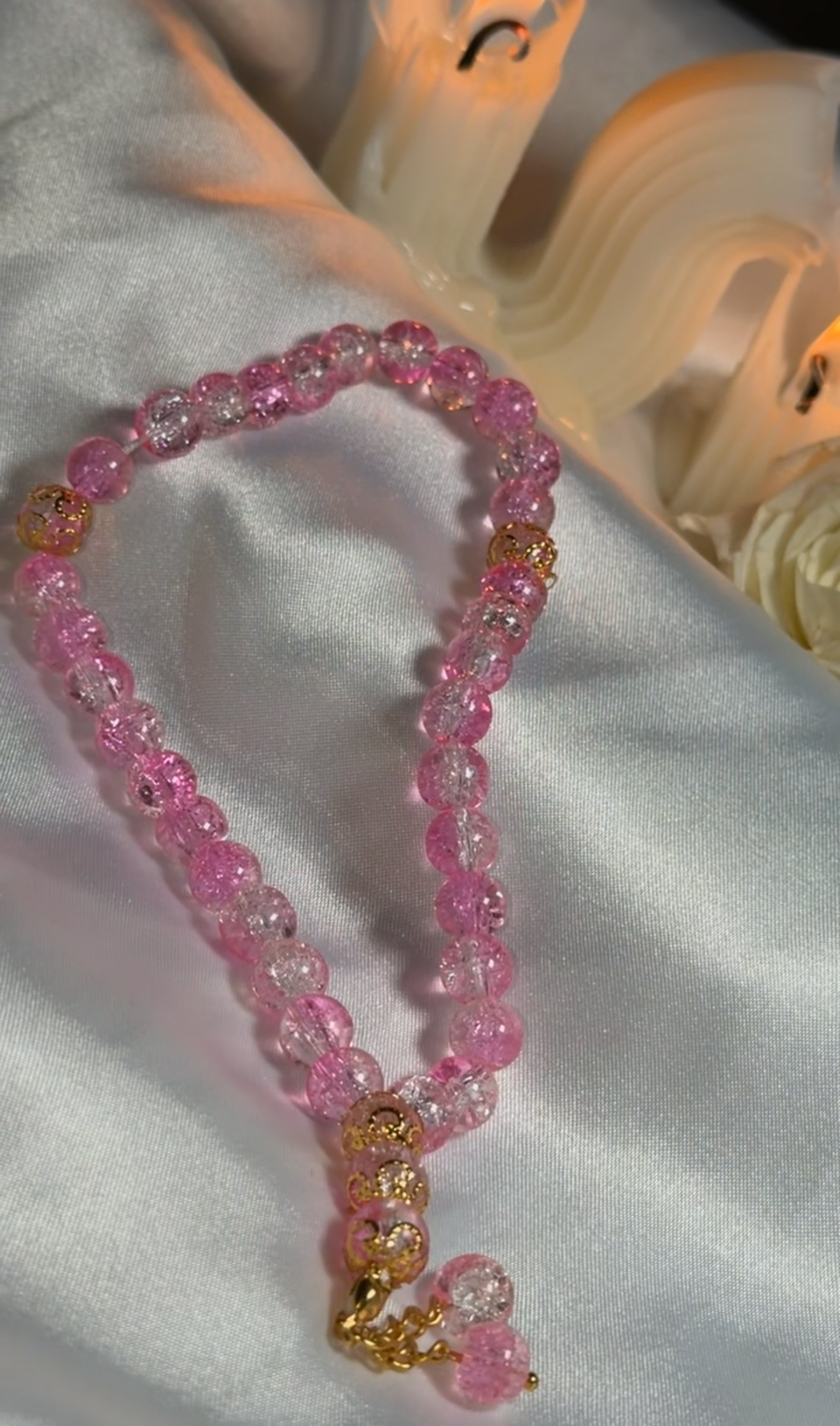 Light Rose Mini Tasbih