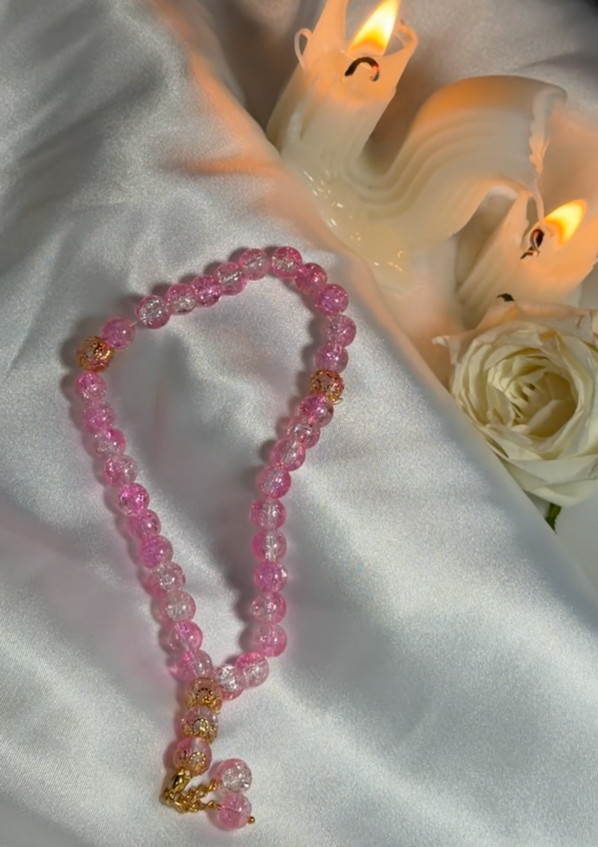 Light Rose Mini Tasbih