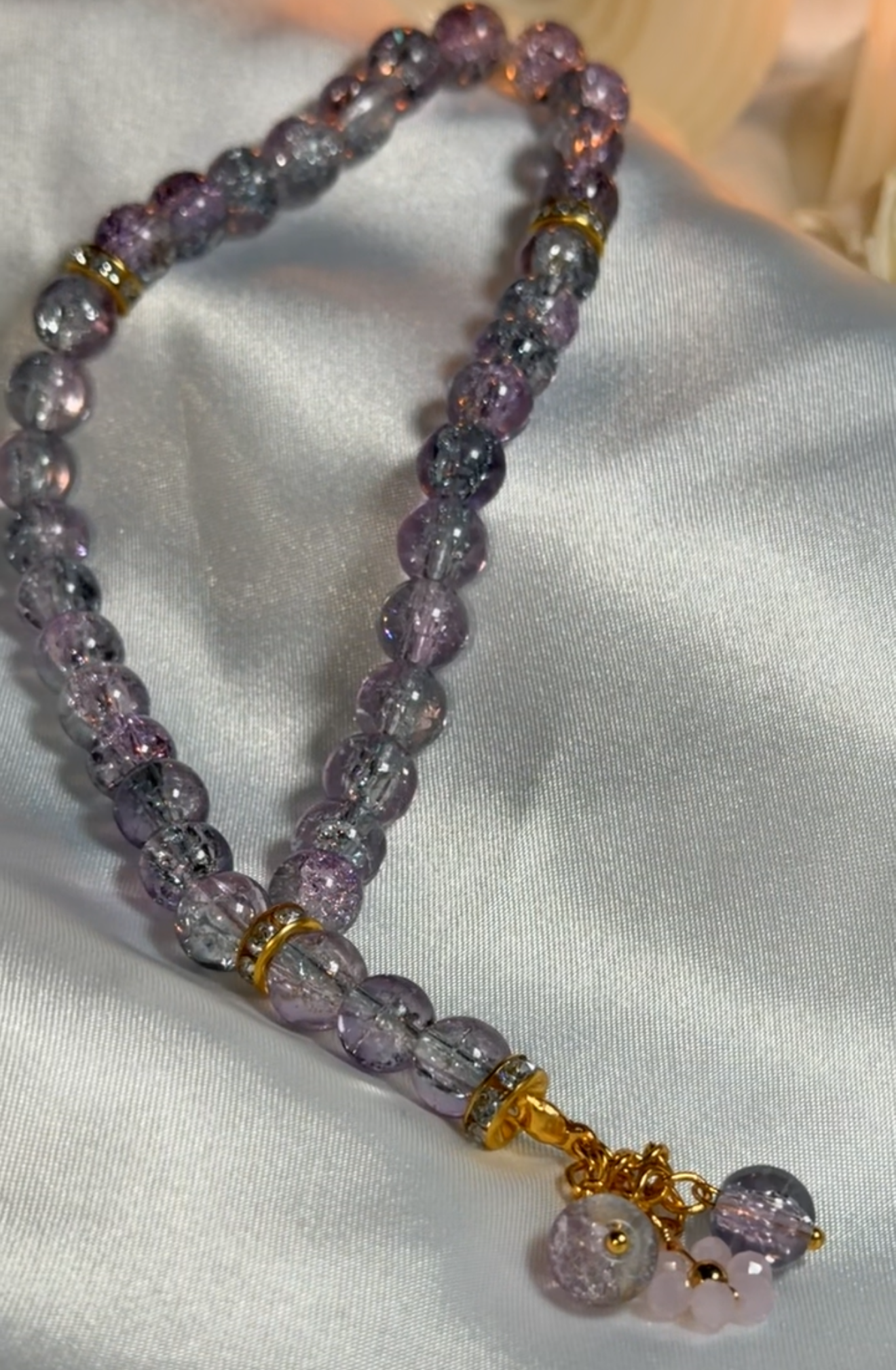 Lila Grey Mini Tasbih