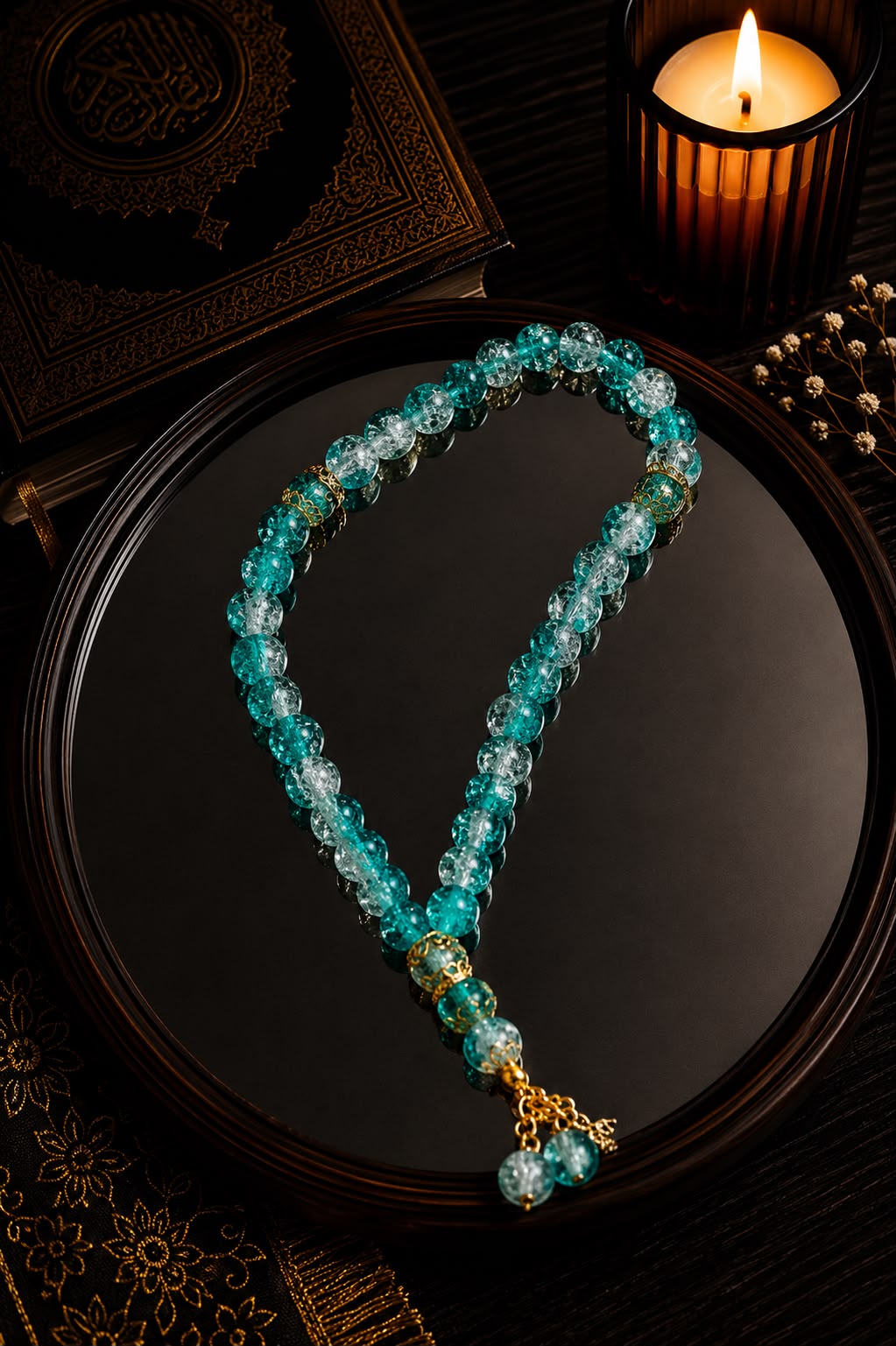Türkis Mini Tasbih
