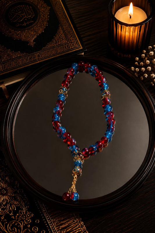 Red Blue Mini Tasbih
