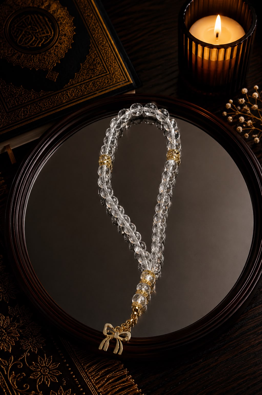 White Mini Tasbih