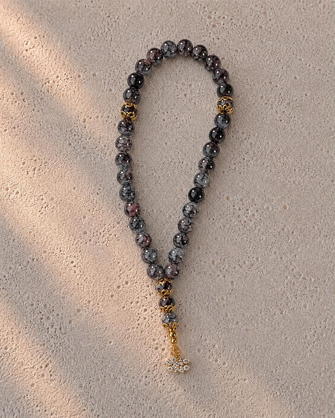 Rose Grey Mini Tasbih