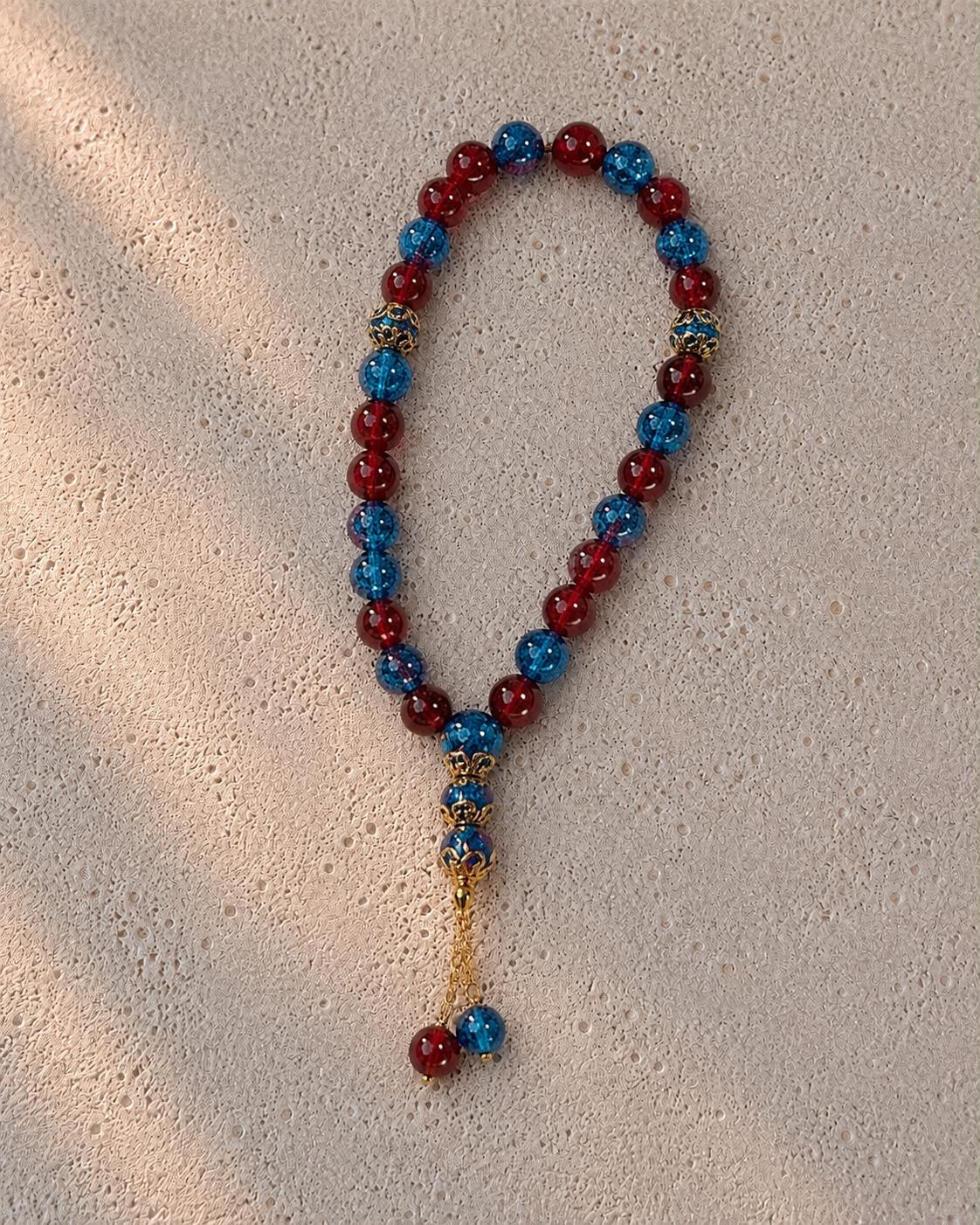 Red Blue Mini Tasbih