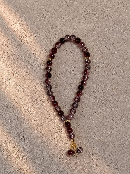 Dark Red Mini Tasbih