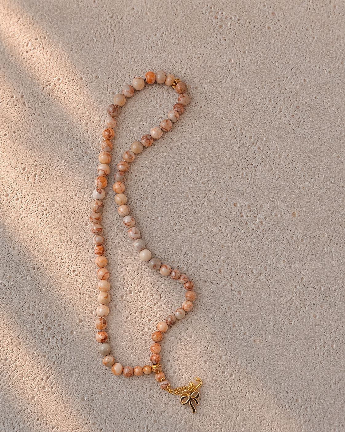 Beige Orange Nature Tasbih